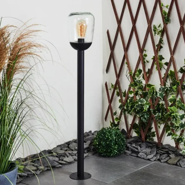 hofstein Borne lumineuse Ystheim Noir, 1 lumière* Lampes Modernes