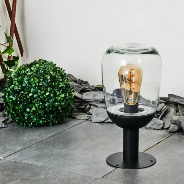 hofstein Borne lumineuse Ystheim Noir, 1 lumière* Lampes Modernes