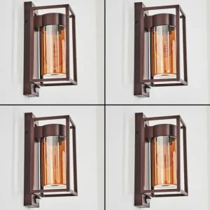 hofstein Boucinho Lampe murale d´extérieur Rouille, 1 lumière, Détecteur de mouvement* Lampes Modernes