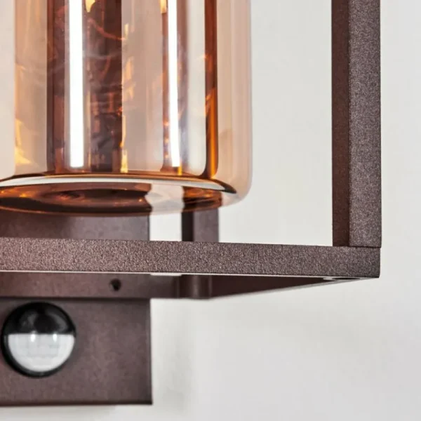 hofstein Boucinho Lampe murale d´extérieur Rouille, 1 lumière, Détecteur de mouvement* Lampes Modernes