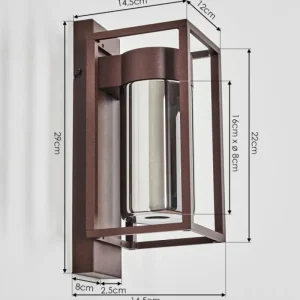 hofstein Boucinho Lampe murale d´extérieur Rouille, 1 lumière* Lampes Modernes