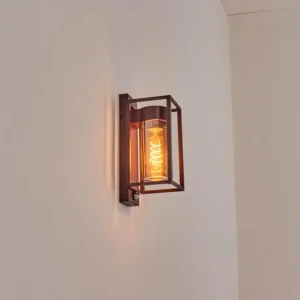 hofstein Boucinho Lampe murale d´extérieur Rouille, 1 lumière, Détecteur de mouvement* Lampes Modernes