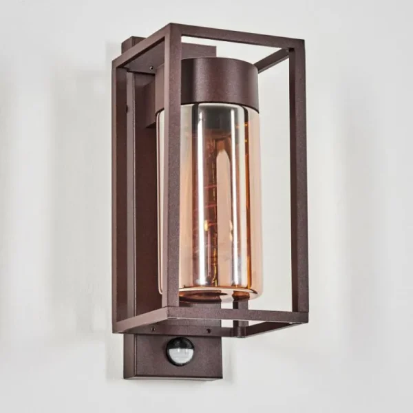 hofstein Boucinho Lampe murale d´extérieur Rouille, 1 lumière, Détecteur de mouvement* Lampes Modernes