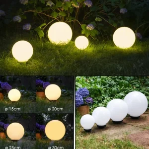 hofstein boule lumineuse Campinas LED Noir, Blanc, 1 lumière* Lampes Modernes