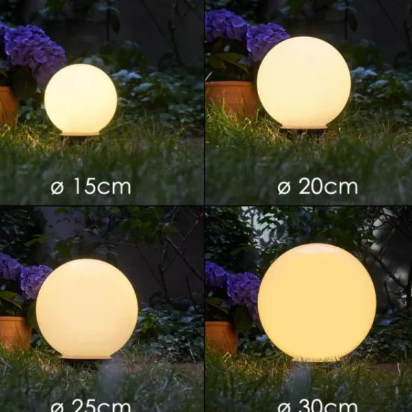 hofstein boule lumineuse Campinas LED Noir, Blanc, 1 lumière* Lampes Modernes