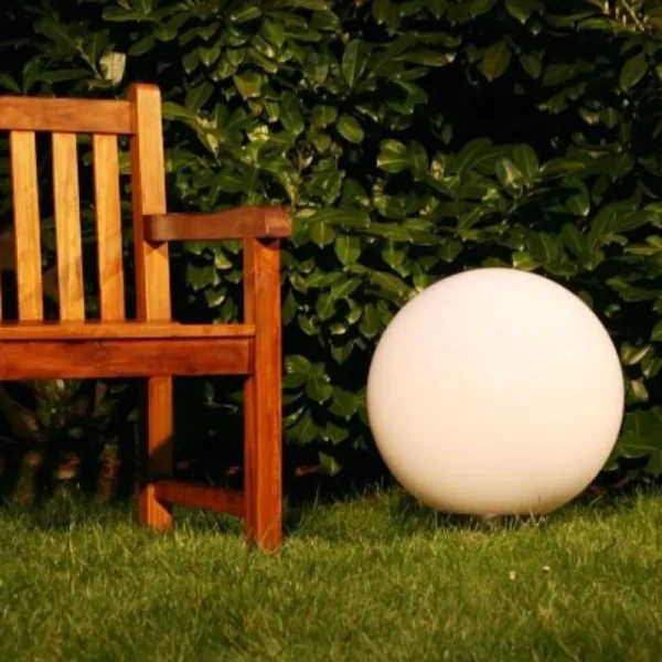 hofstein Boule lumineuse de jardin 40 cm Blanc, 1 lumière* Lampes Modernes