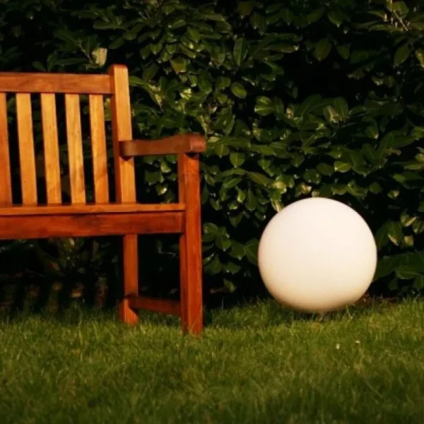 hofstein Boule lumineuse de jardin 40 cm Blanc, 1 lumière* Lampes Modernes