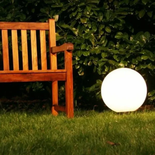 hofstein Boule lumineuse de jardin 40 cm Blanc, 1 lumière* Lampes Modernes