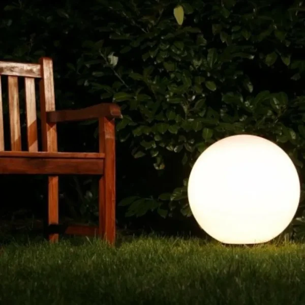 hofstein Boule lumineuse de jardin 40 cm Blanc, 1 lumière* Lampes Modernes