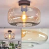 hofstein Boza Plafonnier Ambre, Clair, 1 lumière* Lampes En Verre
