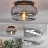 hofstein Boza Plafonnier, Boule lumineuse Clair, Fumé, 1 lumière* Lampes Modernes