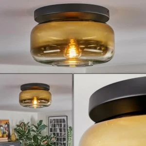hofstein Boza Plafonnier, Boule lumineuse Or, Clair, 1 lumière* Lampes En Verre