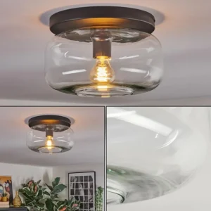 hofstein Boza Plafonnier, Boule lumineuse Clair, 1 lumière* Lampes En Verre