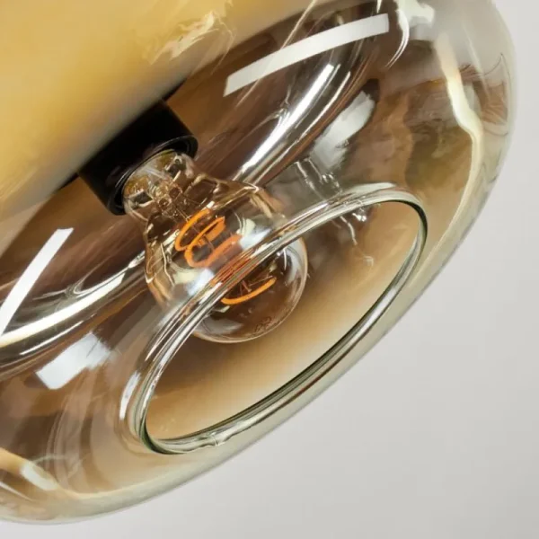 hofstein Boza Plafonnier, Boule lumineuse Or, Clair, 1 lumière* Lampes En Verre