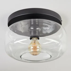 hofstein Boza Plafonnier, Boule lumineuse Clair, 1 lumière* Lampes En Verre