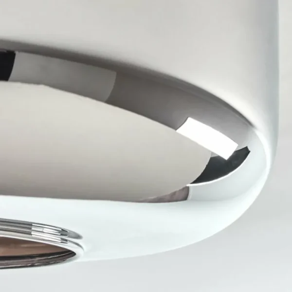 hofstein Boza Plafonnier Chrome, Fumé, 1 lumière* Lampes Modernes