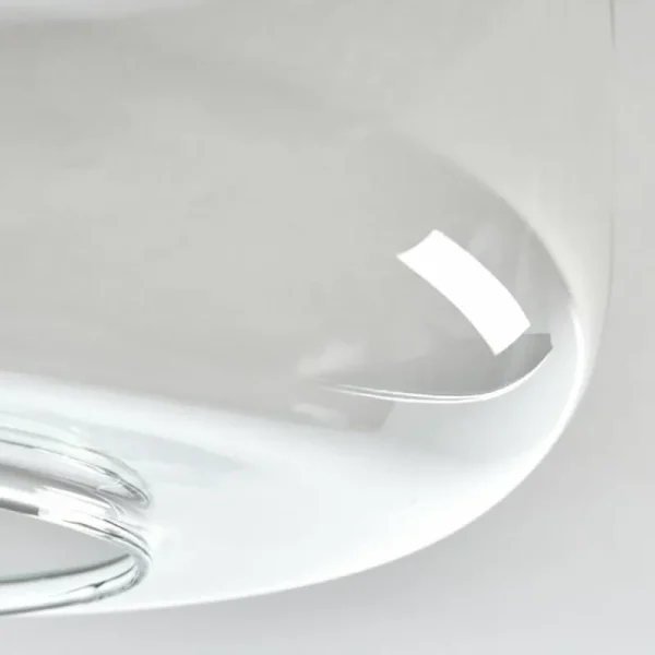 hofstein Boza Plafonnier Clair, 1 lumière* Lampes En Verre