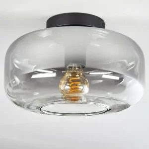 hofstein Boza Plafonnier Clair, Fumé, 1 lumière* Lampes Modernes
