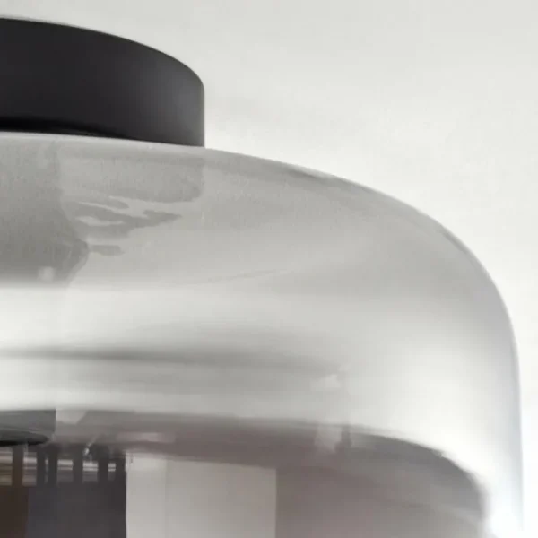hofstein Boza Plafonnier Fumé, 1 lumière* Lampes Modernes