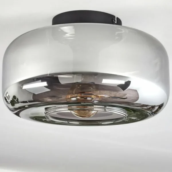 hofstein Boza Plafonnier Fumé, 1 lumière* Lampes Modernes