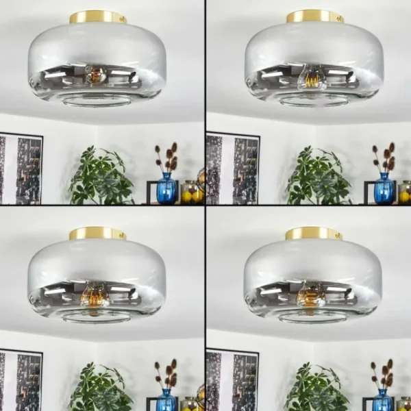 hofstein Boza Plafonnier Laiton, 1 lumière* Lampes Modernes