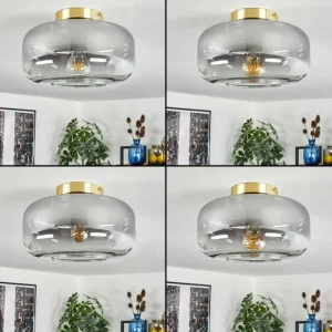 hofstein Boza Plafonnier Laiton, 1 lumière* Lampes Modernes