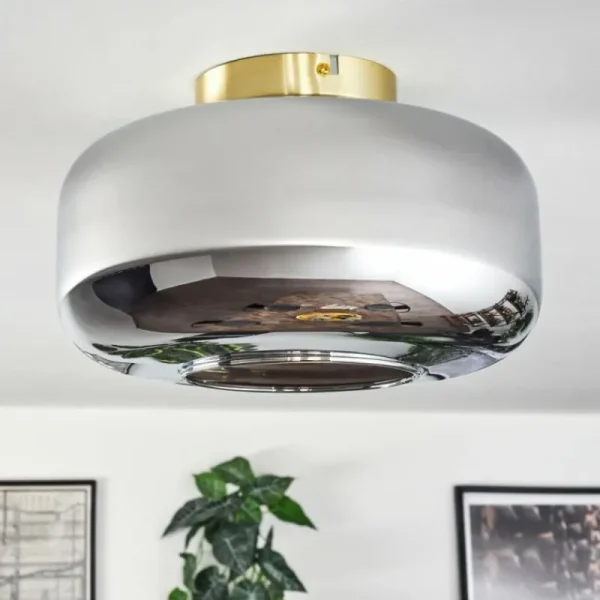 hofstein Boza Plafonnier Laiton, 1 lumière* Lampes Modernes