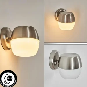 hofstein Bramdrupdam Lampe murale d´extérieur, Applique murale Nickel mat, 1 lumière* Lampes Modernes