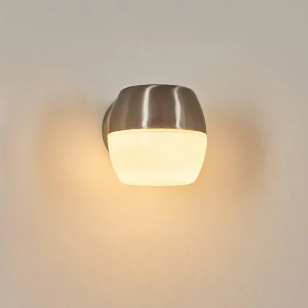 hofstein Bramdrupdam Lampe murale d´extérieur, Applique murale Nickel mat, 1 lumière* Lampes Modernes