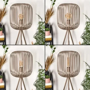hofstein Bystrup Lampadaire Beige, Sable, 1 lumière* Lampes Modernes