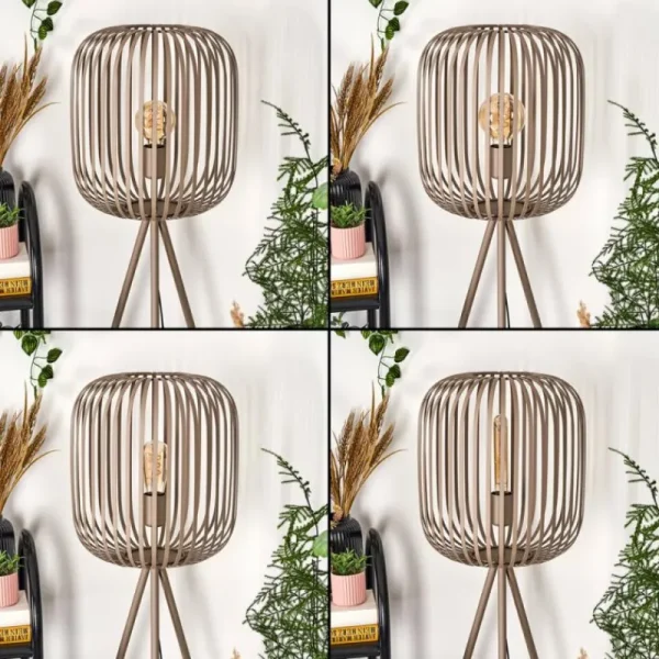hofstein Bystrup Lampadaire Beige, Sable, 1 lumière* Lampes Modernes