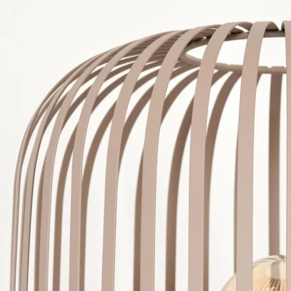 hofstein Bystrup Lampadaire Beige, Sable, 1 lumière* Lampes Modernes