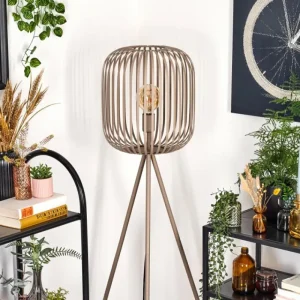 hofstein Bystrup Lampadaire Beige, Sable, 1 lumière* Lampes Modernes