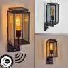 hofstein Cadafaes Lampe murale d´extérieur Noir, 1 lumière, Détecteur de mouvement* Lampes Modernes