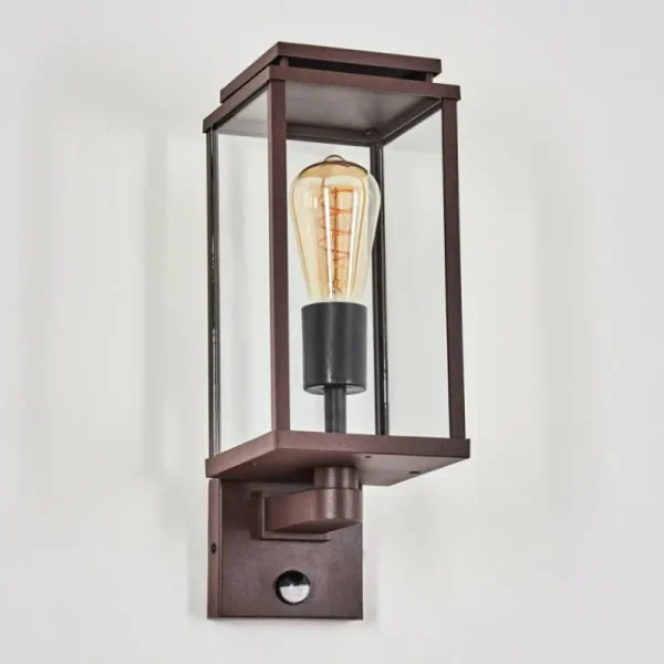 hofstein Cadafaes Lampe murale d´extérieur Rouille, 1 lumière, Détecteur de mouvement* Lampes Modernes