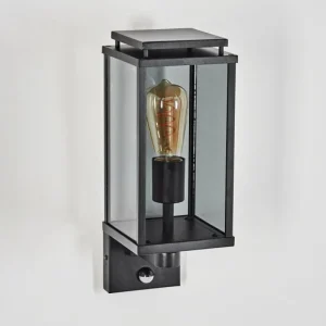 hofstein Cadafaes Lampe murale d´extérieur Noir, 1 lumière, Détecteur de mouvement* Lampes Modernes