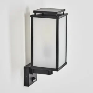 hofstein Cadafaes Lampe murale d´extérieur Noir, 1 lumière, Détecteur de mouvement* Lampes Modernes