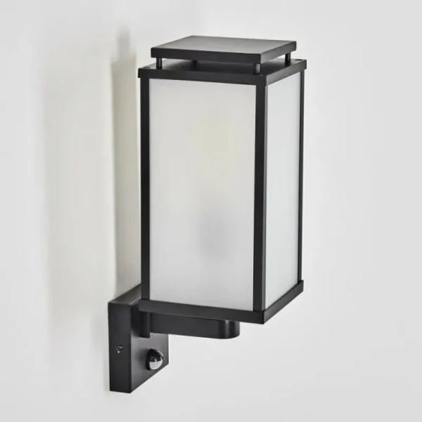 hofstein Cadafaes Lampe murale d´extérieur Noir, 1 lumière, Détecteur de mouvement* Lampes Modernes