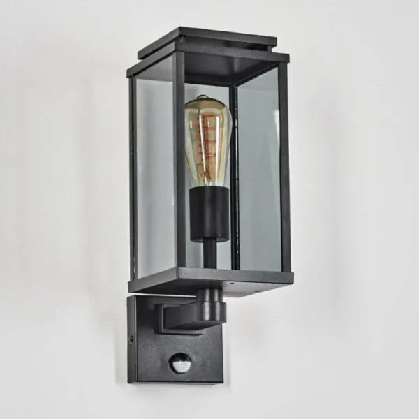 hofstein Cadafaes Lampe murale d´extérieur Noir, 1 lumière, Détecteur de mouvement* Lampes Modernes