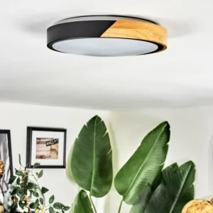hofstein Cadaixo Plafonnier, Panel LED Écru, Noir, Blanc, 1 lumière* Lampes Modernes