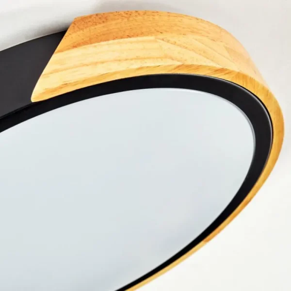 hofstein Cadaixo Plafonnier, Panel LED Écru, Noir, Blanc, 1 lumière* Lampes Modernes