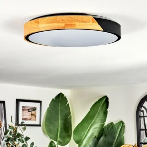 hofstein Cadaixo Plafonnier, Panel LED Blanc, 1 lumière, Télécommandes* Lampes Modernes