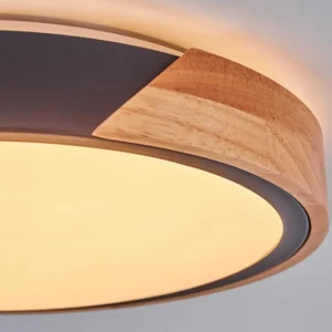 hofstein Cadaixo Plafonnier, Panel LED Écru, Noir, Blanc, 1 lumière* Lampes Modernes
