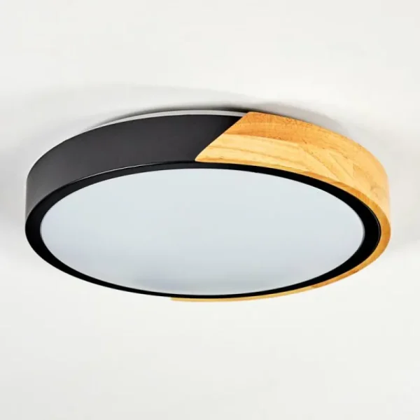hofstein Cadaixo Plafonnier, Panel LED Écru, Noir, Blanc, 1 lumière* Lampes Modernes