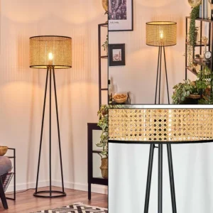 hofstein Cando Lampadaire, Liseuse Noir, 1 lumière* Lampes Modernes