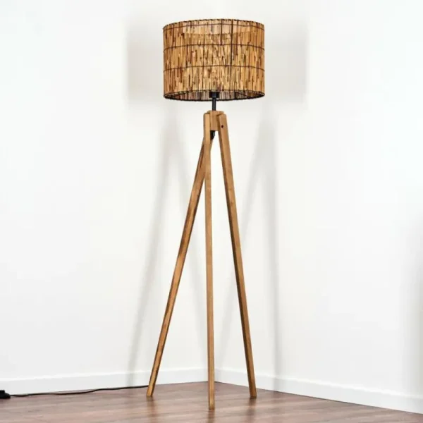 hofstein Cando Lampadaire, Liseuse Écru, 1 lumière* Lampes Modernes