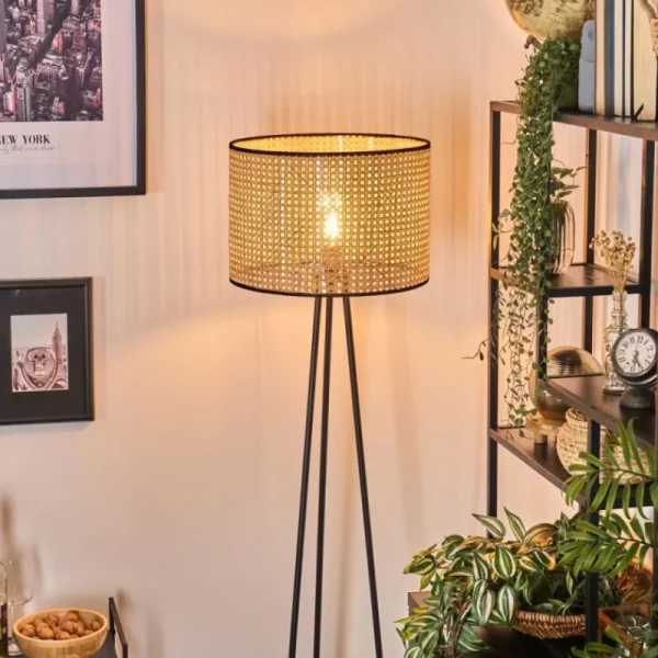 hofstein Cando Lampadaire, Liseuse Noir, 1 lumière* Lampes Modernes