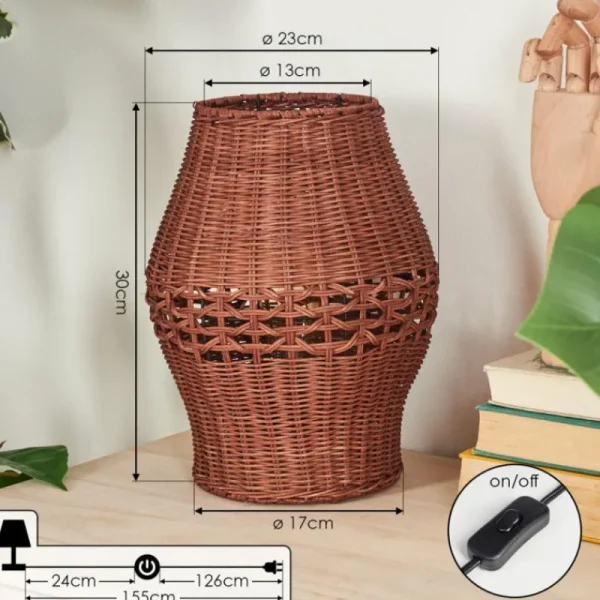 hofstein Cardeira Lampe de bureau, Lampe à poser, Liseuse Noir, 1 lumière* Lampes Modernes