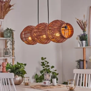 hofstein Cardeira Suspension, Suspension Noir, 3 lumières* Lampes Modernes