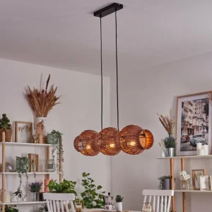 hofstein Cardeira Suspension, Suspension Noir, 3 lumières* Lampes Modernes